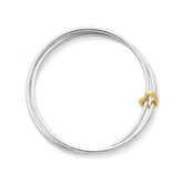 Heart of Gold Combo Bangle Bracelet