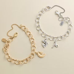 Connected Hearts Charm Bracelet