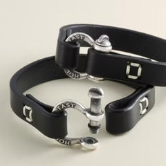 "Hold Fast" Leather Bracelet