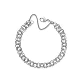 Double Link Charm Bracelet