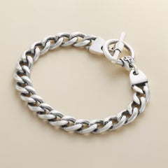 Strength in Faith Curb Link Bracelet
