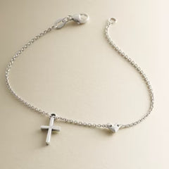 Faith and Love Link Bracelet