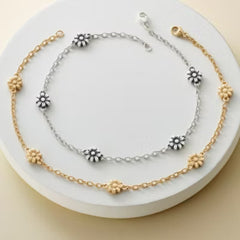 Margarita Flower Anklet