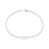 Heart Station Charm Anklet