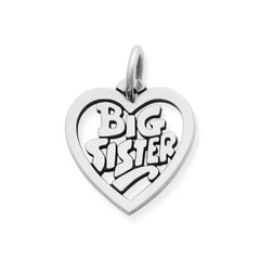 "Big Sister" Heart Charm