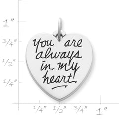 You Are Always in My Heart Charm