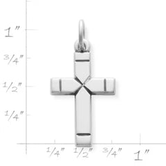 Small Plain Latin Cross Charm