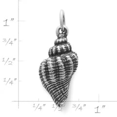 Fluted Conch Shell Charm