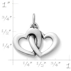 Linked Hearts Charm