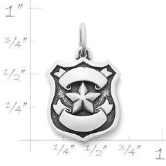 Law Enforcement Badge Charm