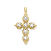 Antiquity Gemstone Cross Pendant