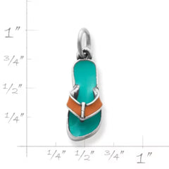 Enamel Flip-Flop Charm