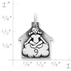 Girl in Cloud 9 Charm