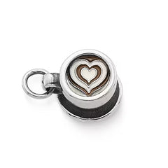 Enamel Latte Love Charm