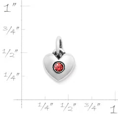 Keepsake Heart Birthstone Charm