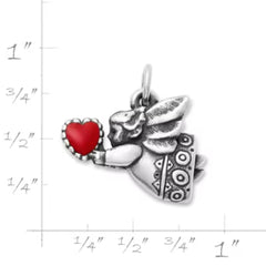 Enamel Love Angel Charm