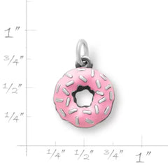 Enamel Frosted Donut Charm