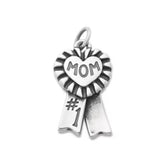 Blue Ribbon "Mom" Charm