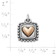 Radiant Heart Charm