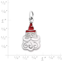 Enamel Sweet Santa Charm