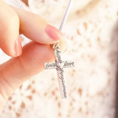 From the Heart Cross Pendant