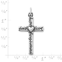 From the Heart Cross Pendant