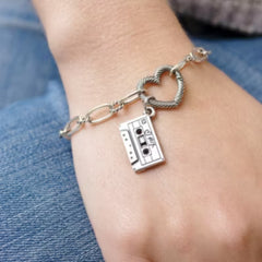 Changeable Heart Charm Bracelet