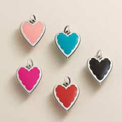 Enamel Heart Charm