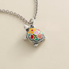 Enamel Festive Turtle Charm