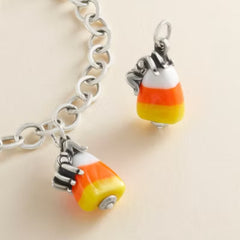 Sweet and Spooky Halloween Art Glass Charm