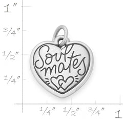 "Soulmates" Heart Charm