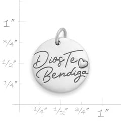 "Dios Te Bendiga" Charm