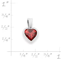 Heart Gemstone Pendant