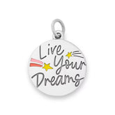 Enamel Live Your Dreams Charm
