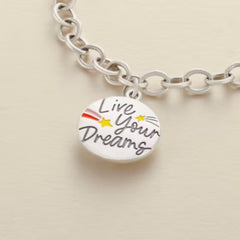 Enamel Live Your Dreams Charm