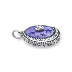 To the Moon and Back Sculpted Layered Gemstone Pendant