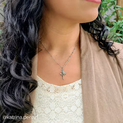 Growing in Faith Cross Charm