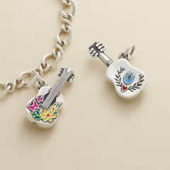 Enamel Festive Guitar Charm