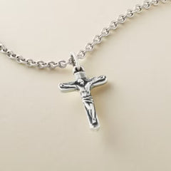 Chiseled Crucifix Pendant