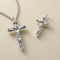 Chiseled Crucifix Pendant