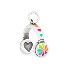 Enamel Love My Headphones Charm