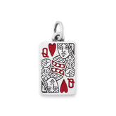 Enamel Queen of Hearts Charm