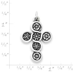 Flowering Cross Pendant