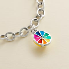 Enamel Colorful Lemon Twist Charm
