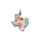 Enamel Texas Wildflower Charm