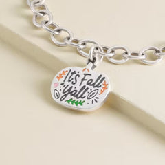 Enamel It's Fall Y'all Charm