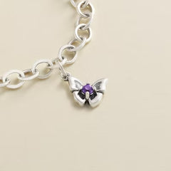 Butterfly Gemstone Charm