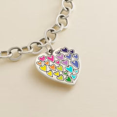 Full of Love Enamel Heart Charm