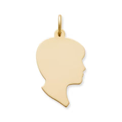 Boy Silhouette Charm