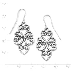 Jubilant Heart Dangle Earrings